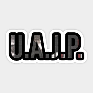 U.A.J.P. Sticker